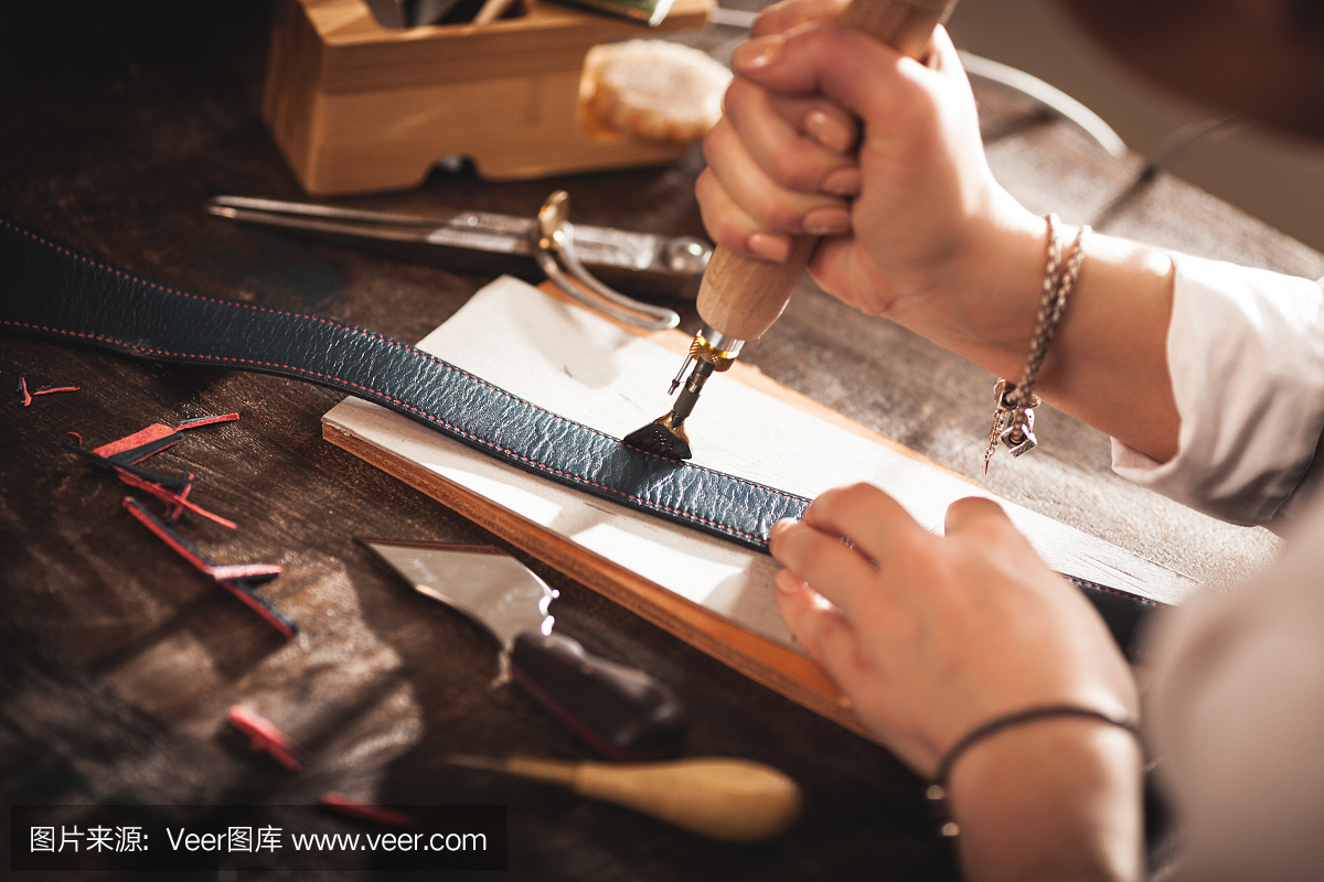 皮革手提包工匠